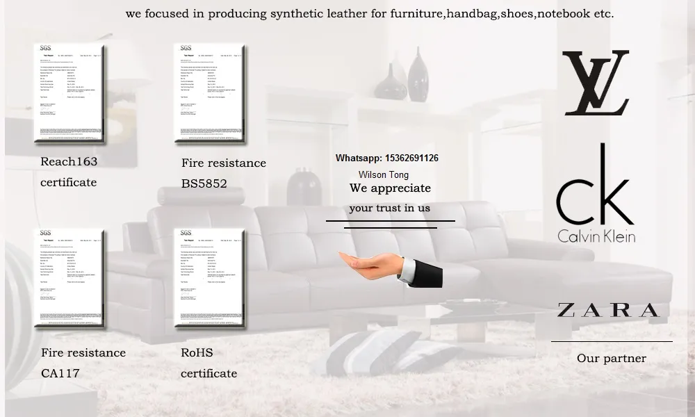 PU PVC Artificial Leather for Furniture Sofa, Car Seat Cover Manufacturer from China supplier